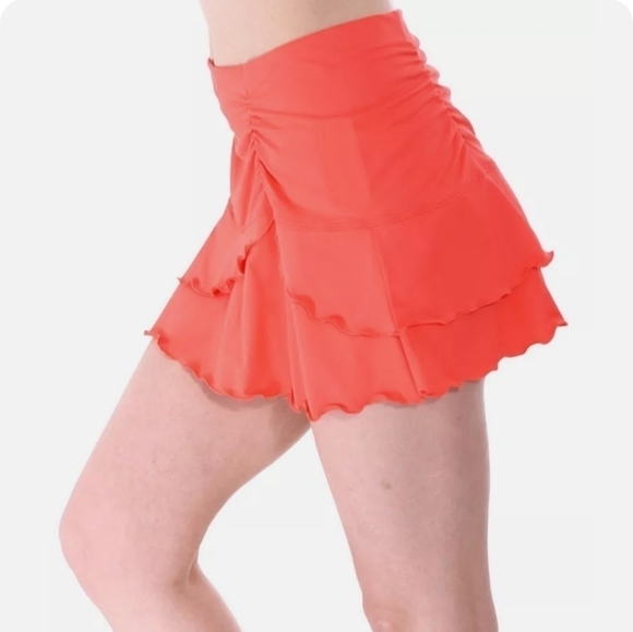 Ruffled Swim Skirt Bikini Bottom Swimsuit Swimwear NEW. - Picture 3 of 7